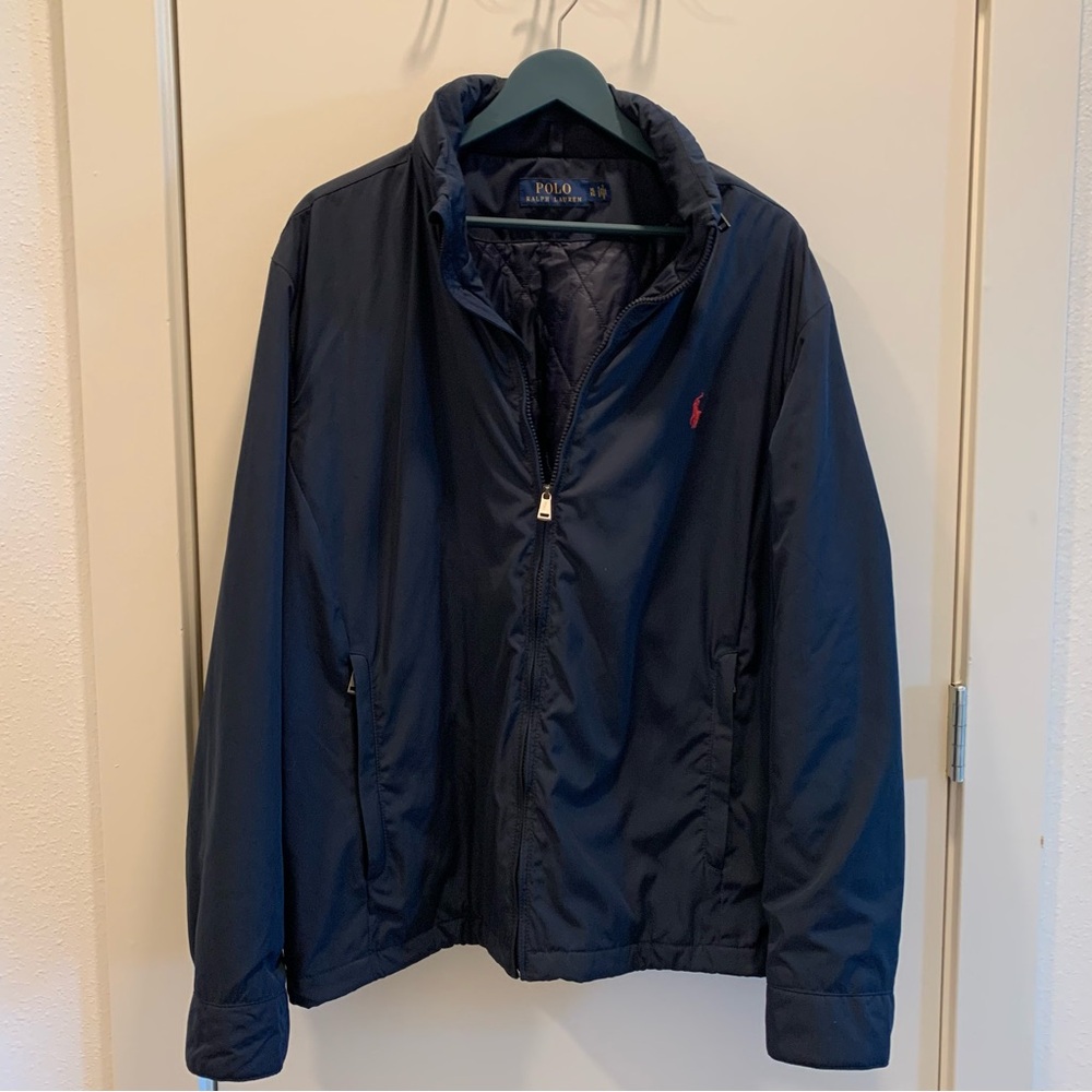 POLO by Ralph Lauren Stow Away Hooded Jacket Navy XL